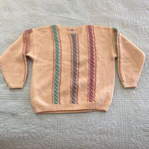 Colorful Striped Women's Sweater